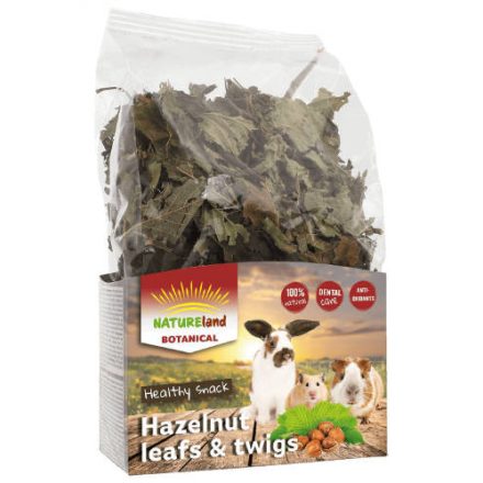 NatureLand HAZELNUT LEAFS & TWIGS - kiegészítő eleség (mogyorógally és levél) rágcsálók részére (50g)