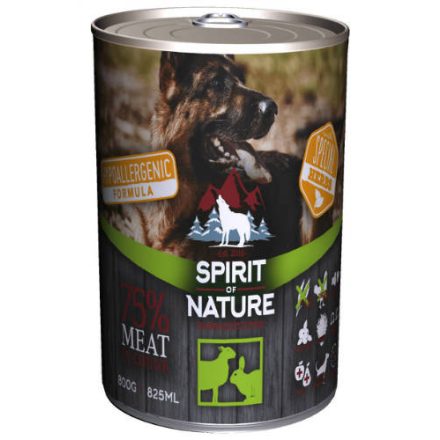 Spirit of Nature Hypoallergenic DOG (Lamb&Rabbit/Bárány-Nyúl) 800g