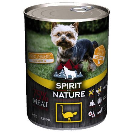 Spirit of Nature Hypoallergenic DOG (Ostrich) 415g