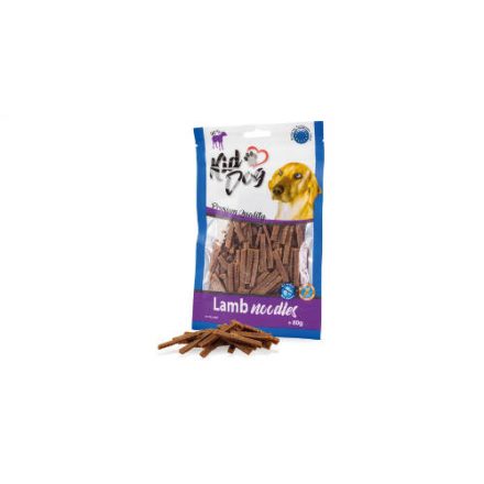 KidDog Lamb Noodles - jutalomfalat (bárány) kutyák részére (80g)