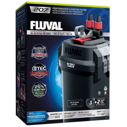 Fluval "207" Performance Canister Filter - külső szűrő (220 literes) akváriumokhoz