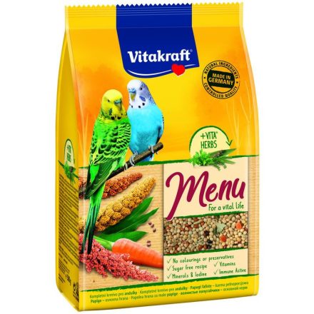 Vitakraft Menu Vital Hullámos Papagáj Részére 500g