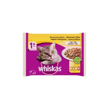 Whiskas alutasak 4-pack baromfi válogatás aszpikban  4x85g