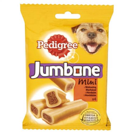 Pedigree Jumbone Mini - jutalomfalat (marha) kutyák részére (160g/4db)