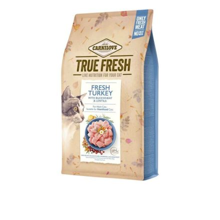 Carnilove True Fresh Cat Adult Turkey - pulyka 340g