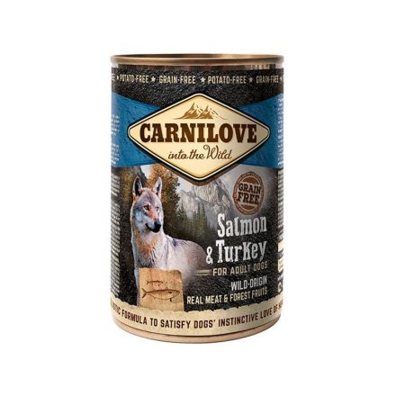 Carnilove Adult Salmon & Turkey Can- Lazac és Pulyka Hússal Konzerv 400g