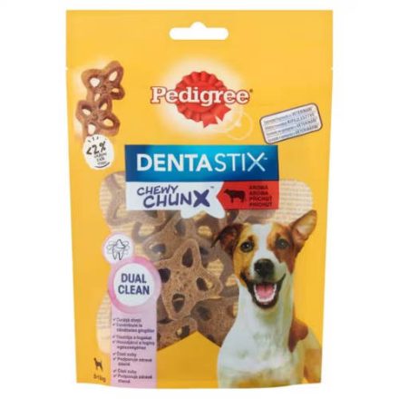 Pedigree Dentastix Chewy Chunx - jutalomfalat (marha) kutyák részére (68g) 5-15kg