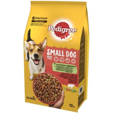 Pedigree Száraz 12kg Adult Mini Szárazeledel - Marhahússal és zöldséggel (12kg)