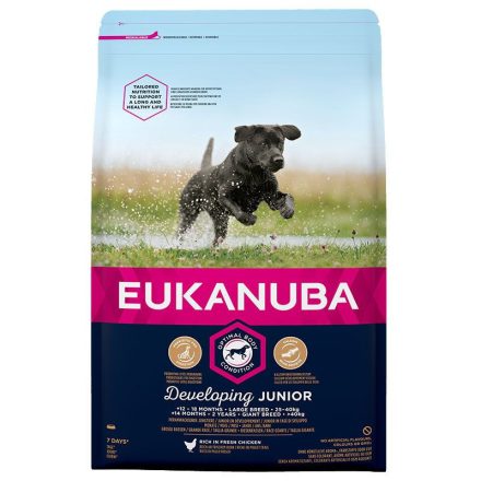 Eukanuba Junior Large kutyatáp 3kg