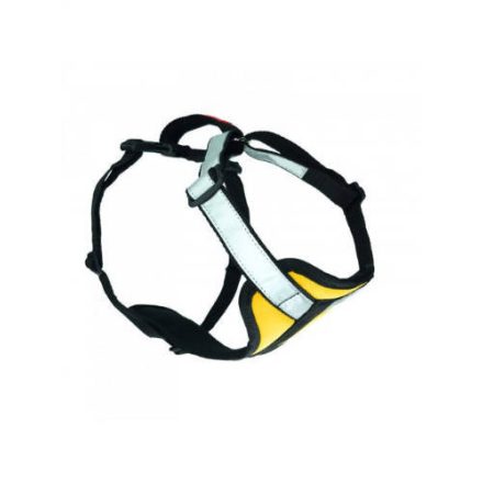 Yutipet Easy Harness (M) - hám (biztonági, sárga) kutyák részére (60-80cm/25mm)