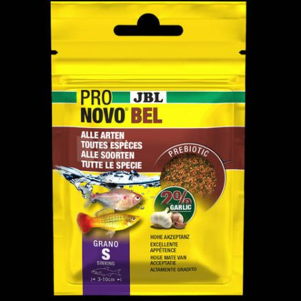 JBL ProNovo Bel Flakes S - Akváriumi alaptáppehely (S-es méret) minden díszhalhoz 3-10 cm-ig (20ml/18g)