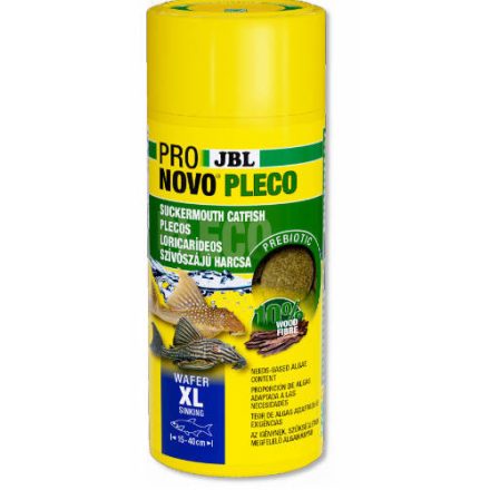 JBL ProNovo Pleco Wafer "XL" - tabletta eleség (növényevő) harcsák részére (250ml)