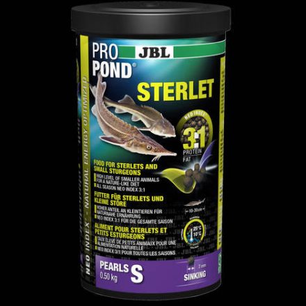 JBL ProPond Sterlet Small - Főtáplálék tavi kecsegék részére (S)  0,5kg/1l