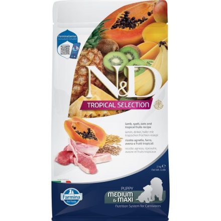 N&D Tropical Selection Dog Lamb Puppy medium & maxi 2kg