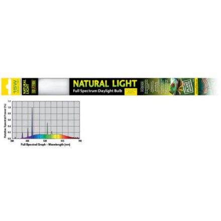 Exo-Terra Natural Light - fénycső (15W) hüllők,kétéltük,gerinctelenek és növények részére (45cm/ 18")