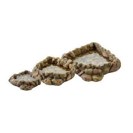 Hagen Exo Terra Corner Water Dish Medium - itatótál (sziklás) terráriumokba (12x5x13x4cm)