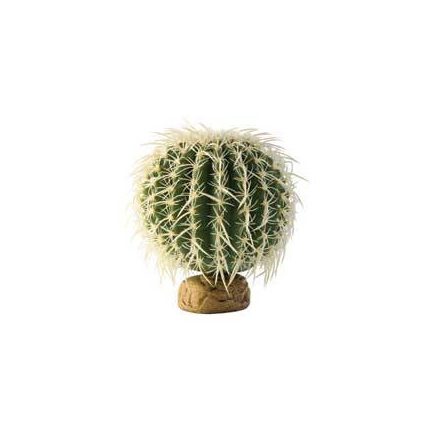 Exo-Terra Desert Plant Barrel Cactus Large - Terráriumi műnövény dekoráció (hordó kaktusz) cca.17cm