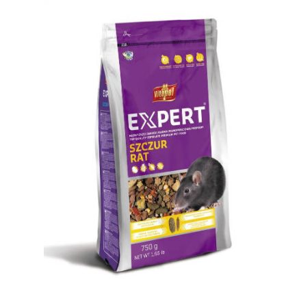 Vitapol komplett EXPERT Rat - Teljes értékű eledel patkányok részére (750g)